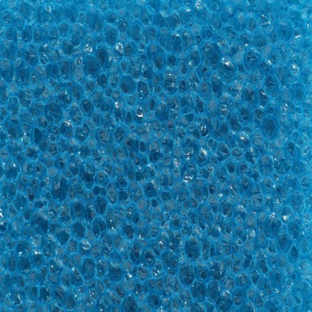 The sponge is rectangular, coarse, sheet 50 x 50 x 5 cm, blue-3