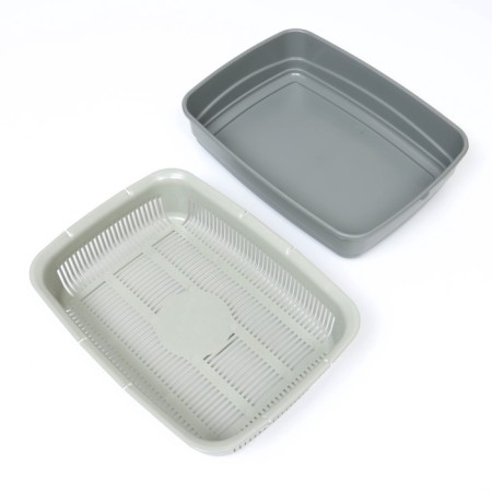 The tray is large with the Atlantis “Standard” net, 42 x 31 x 10 cm, gray-5