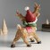 Souvenir Polystone "Olesha in a red cap and green scarf" 9.5x18.5x23.3 cm