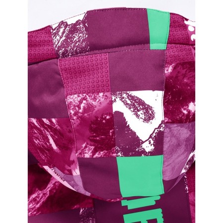 Ski costume for a girl, height 146 cm, raspberry color-21