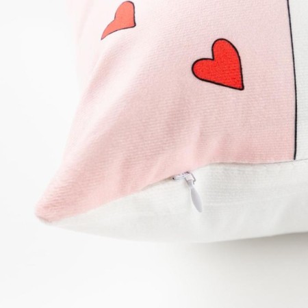 Pillow "Ethel" Valentine cat, 40x40 cm, velor, 100% p/e-1