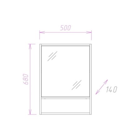 Mirror onika cabinet Natalie 50.00, right-3