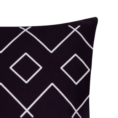 Pillowcase decorative Ethek "Ethics" Color Black 40 x 40 cm, velor-1