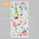 Interior color sticker "Flowers and insects" 30x60 cm