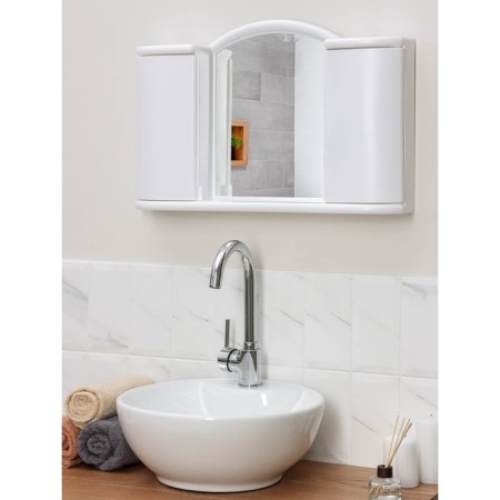 SLRACKAL CASHER for the bathroom "Argo", snow-white color-2