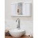 SLRACKAL CASHER for the bathroom "Argo", snow-white color
