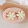 Mold silicone "Two flowers" product 2.5x2.5x0.4 cm