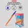 Ballic handle Erichkrause R-301 Orange Stick, node 0.7 mm, blue ink, letter line 2000 meters, barcode on the handle