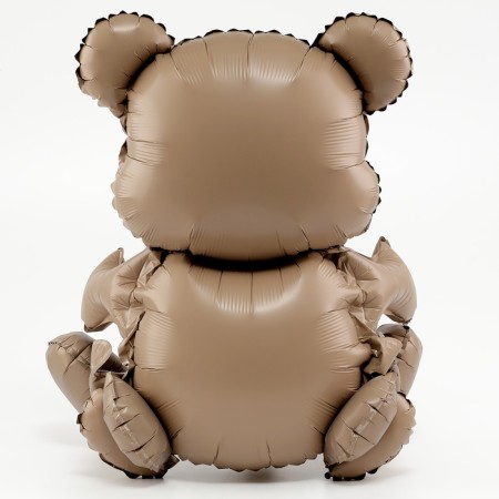Foil ball 26 "Cream bear with heart", under the air-2
