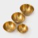 Salette bowls Sphere, 950 ml, 1.55 liters, 2.4 liters, 3.4, with a measured scale, stainless steel, set 4 pcs, gold