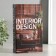 Safe-book wood, leatherette "Interior Design" 21x13x5 cm