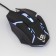 Mouse Nakatomi Mog-03U Gaming, Game, wired, 4 buttons, backlight, 1600 dpi, USB, black