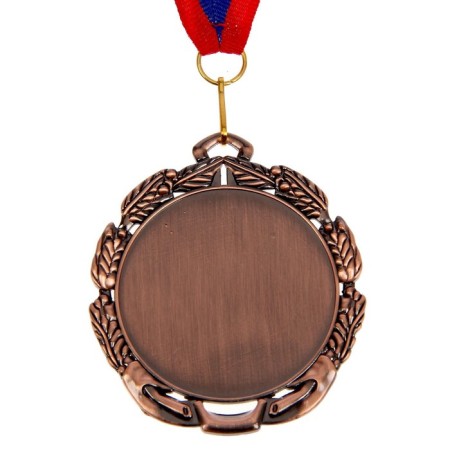 Medal for application 009, D = 7 cm. The color of the bronze. With a ribbon-2