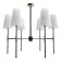Caustra Freya Fr5196PL-06BBS TIDA, 630x630x630 mm, E14, 6x40W, black color and brass
