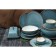 Porcelain dish for supply to Magistro "Cerera", 18.2 × 16.3 cm, blue color
