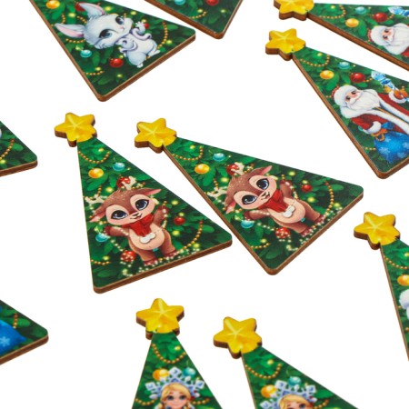 New Year's board game "New Year! Christmas trees "-7