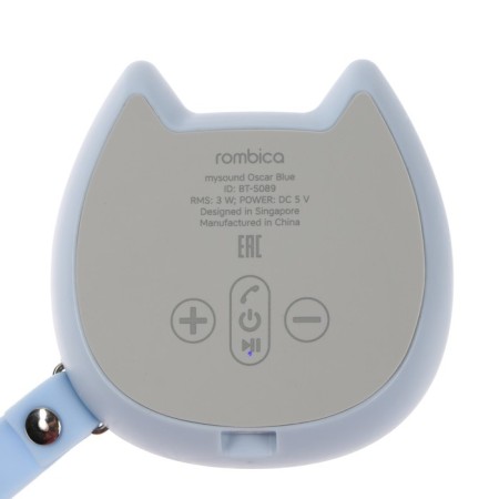 Portable column Rombica Mysound Oscar, 3 W, BT 5.0, 3.7 V, microphone, 1200 mAh, Golubny-2