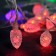 Garland “thread” 5 m with nozzles “Big”, IP20, transparent thread, 20 LED, glow of multi (RG/RB), flashing, 220 V