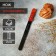 Knife for biscuit, even edge, handle wood, working surface 25 cm