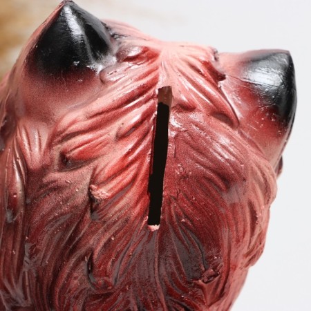 Piggy bank "Dog with bone" 21x16cm-4