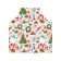 Apron of a kitchen with a photo print "New Year's snowmen", adjustable, size OS