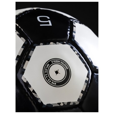 Ball football minsa Black, PU, ​​manual stitching, 32 panels, p. 5-6