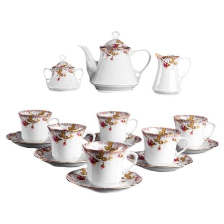 Tea Service Cmielow Kamelia "Rosehip"