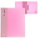 Folder on 2 rings A4 Calligrata, 40mm, 700mm, pocket at the end, pink lemonade