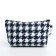 Cosmetic bag with lightning, white/blue color