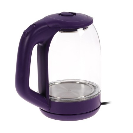 Electric kettle Luazon LSK-1809, glass, 1.8 l, 1500 watts, backlight, purple-3
