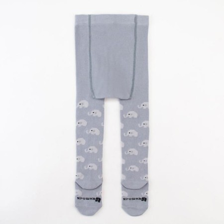 Pantyhose crumb I am “elephants”, gray color, height 86-92 cm-2