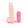 Vibrator Oka-Khpoki, Realist, 18 x 3.5 cm, rotation, on suction cup, with PU, bodily