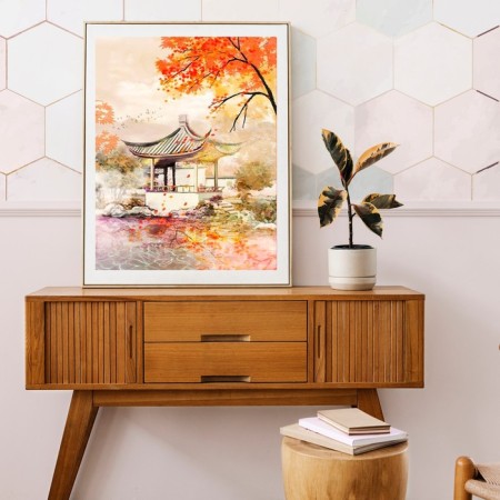 Picture on the numbers "Japanese landscape pastel", 40 × 50 cm, 26 colors-2