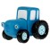 The bath toy "Blue Tractor", 10 cm