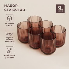A set of glass glass SL Home 