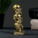 Figure "Three Skulls" aged gold, 10x4x4cm