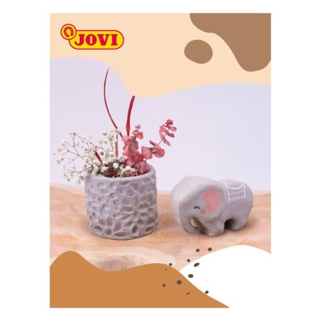 Jovi sculpting mass, selfless, polymer, 250 g, gray-8