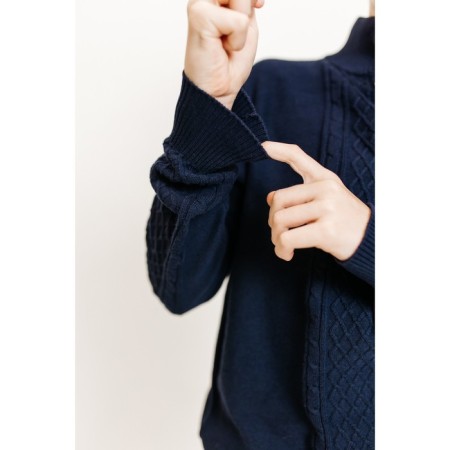 Jumper for boys, height 110-116 cm, dark blue color-6