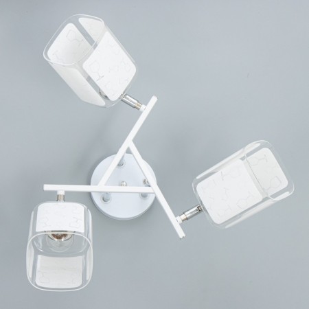 Iris chandelier 3he27 40W Belo-chromium 50x50x27 cm Bayerlux-5