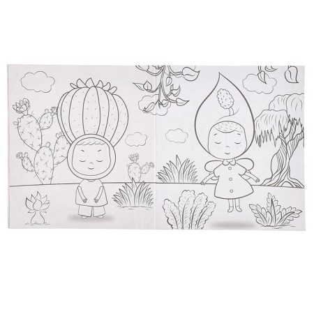 Coloring "Flower Fairies", + 12 stickers-4
