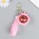 Trick Rubber "S only Room" with bracelet and carbine, pink 4x6x7.4 cm