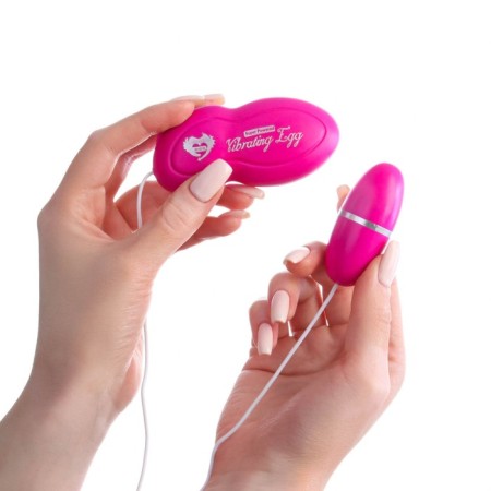 Vibroyaite with a remote control, 6 x 2.5 cm, pink-2