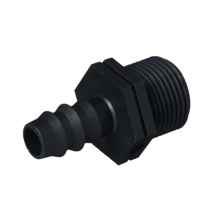 Fitting, external thread 3/4 ", for a hose 1/2" (12 mm), plastic, Greengo-1