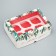Box for cupcakes is folding with bilateral application "Happy New Year", 25 x 17 x 10 cm, new year