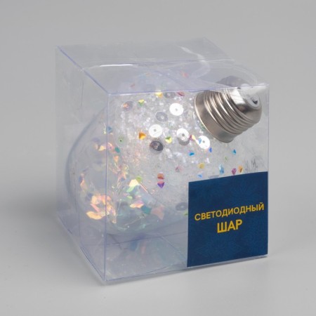 Fir -tree ball "Acorch", batteries, 4 LED, glow warm white-3