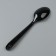 Disposable spoon "Buffet" black, 18 cm