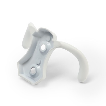 Hook furniture tundra TKD007, two -rod, white color-5