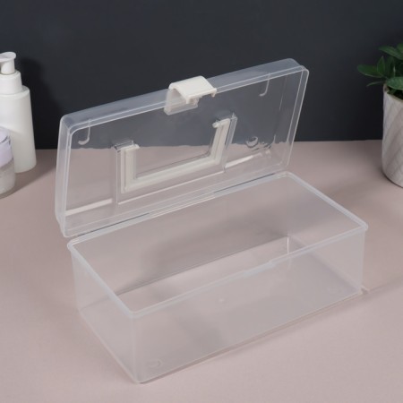 Organizer with a 1 Sectic lid 23*13*9.5cm transparent/BEN V/u UKL QF-4
