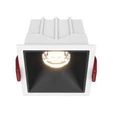 The built-in lamp Technical DL043-01-10W3K-D-SQ-WB, LED, 10 W, 65x65x52 mm, 450 lm, 3000k, white-black