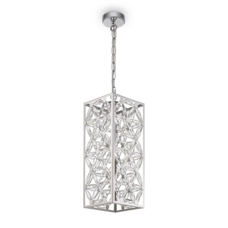 Suspension lamp Maytoni Mod069PL-01CH, E14, 1x60 W, 192x192x1092 mm, Chrome